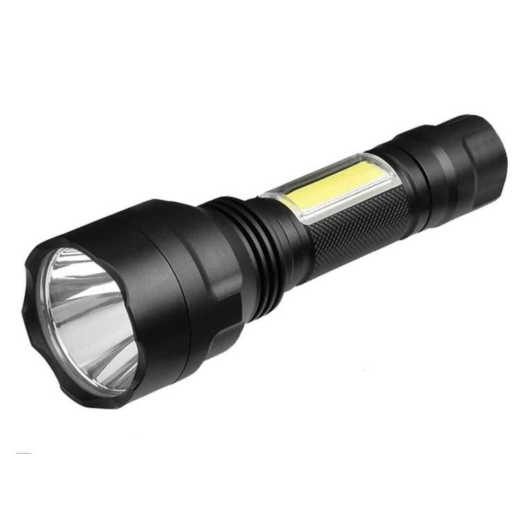 Senter LED Torch Multifungsi Cree XM-L T6 + COB 3800 Lumens - TaffLED C8