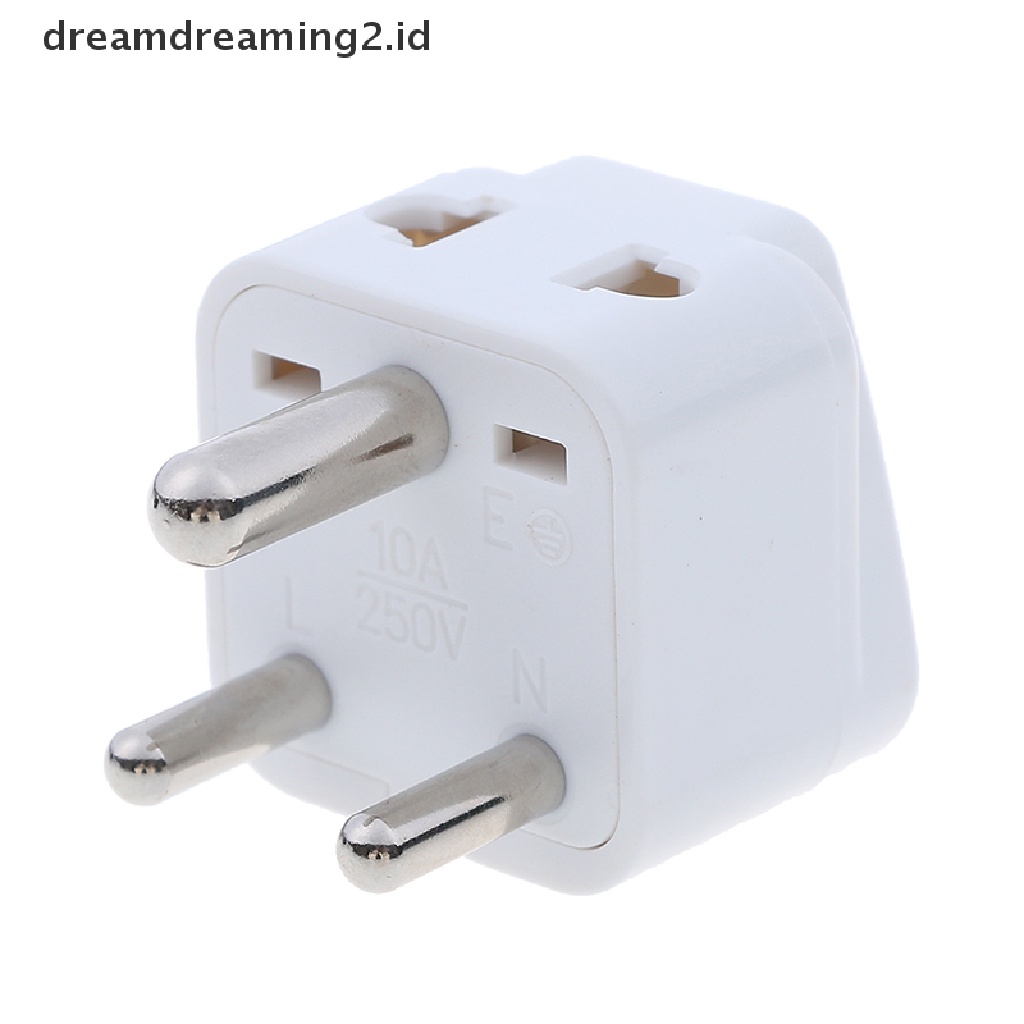 (LIKE) Adaptor Konverter power plug US AU UK Ke India / Sri Lanka / Nepal Universal Untuk travel