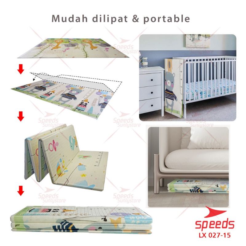 KWALITAS NO 1 # Karpet bayi playmat bayi ukuran 180 x 200 cm Karpet lipat