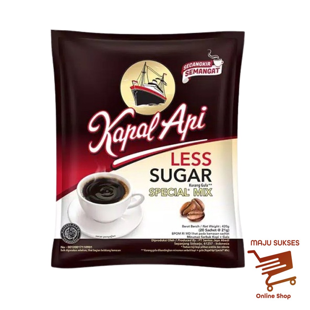 

Kapal Api Special Mix Less Sugar 20Sx19G