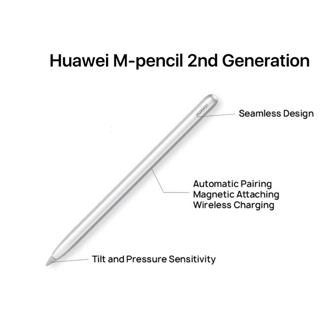 HUAWEI M-Pencil 2nd Generation for Matepad 11 / Matepad 10.4 2022 | (Second) | Silver | Original