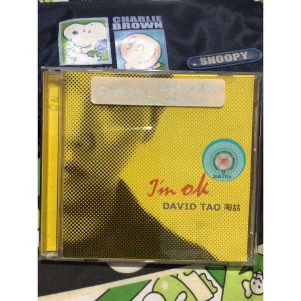 DAVID TAO CD ALBUM I'M OK TAIWAN MANDARIN ORIGINAL