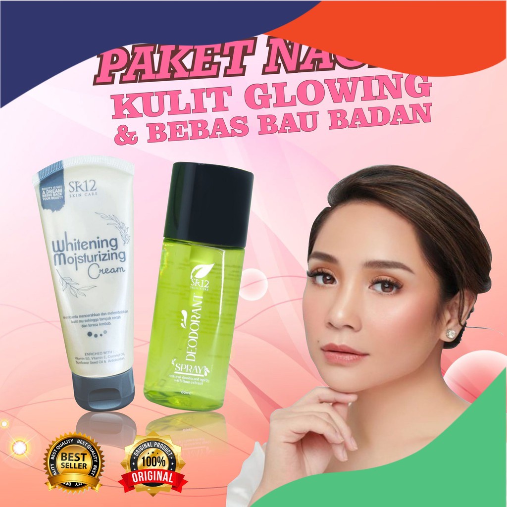PAKET GLOWING PENCERAH WAJAH DAN KETIAK MENGANDUNG VIT E YG BAGUS UNTUK PERAWATAN WAJAH