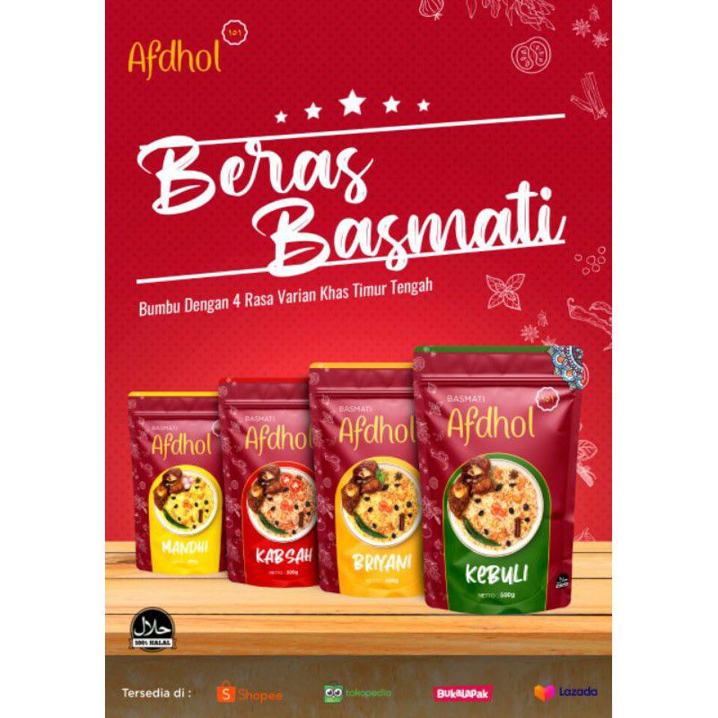 

Paket Beras basmati plus bumbu