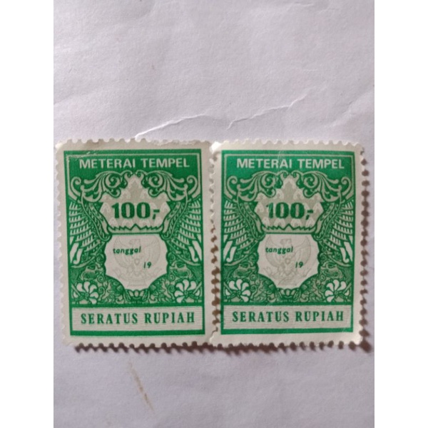 

Terlaris ✨ - Materai 100 Rupiah tahun 1981-1985 asli3.1.23