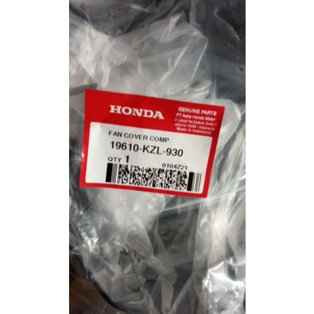 19610-KZL-930 Cover Fan Cover Kipas Mesin BEAT FI SCOOPY eSP SPACY ORI AHM