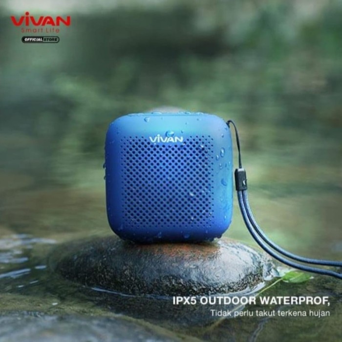 Speaker VIVAN SPEAKER BLUETOOTH MINI S1 - WATERPROOF ORGINAL GARANSI RESMI - Biru(X5S2) Speaker Bluetooth Wireless BISA COD Speaker Bluetooth Super Bass BEST SELLER Speaker Bluetooth Bass Speaker Mini Bluetooth Super Bass Y0P9 Speaker Bluetooth Wireles Sp