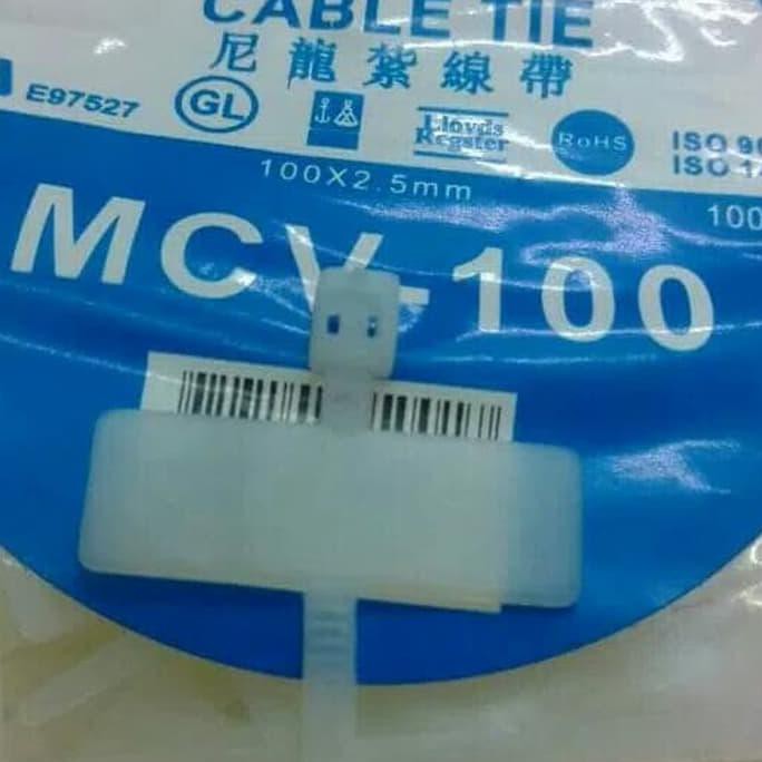 

READY STOCK Kabel ties label 10cm putih AP359