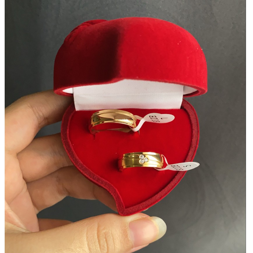 [BEST SELLER] Cincin Couple Titanium C014 / Cincin Couple Ring / Couple Pasangan / Cincin Tunangan