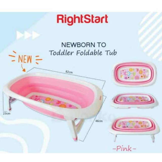 Right Start Foldable Newborn Tub/bak mandi lipat baby