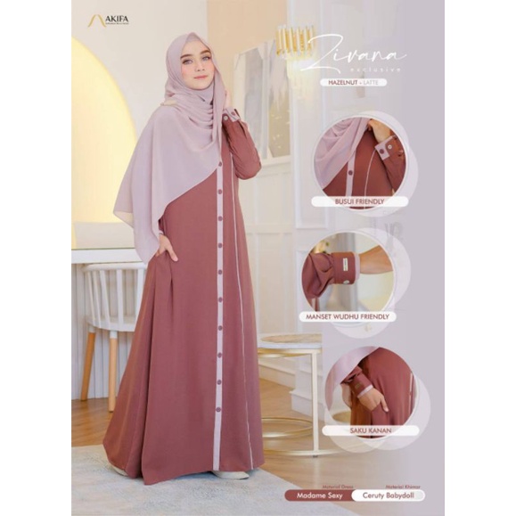 AKIFA"ZIVANA EXSCLUSIVE"(GAMIS DEWASA)