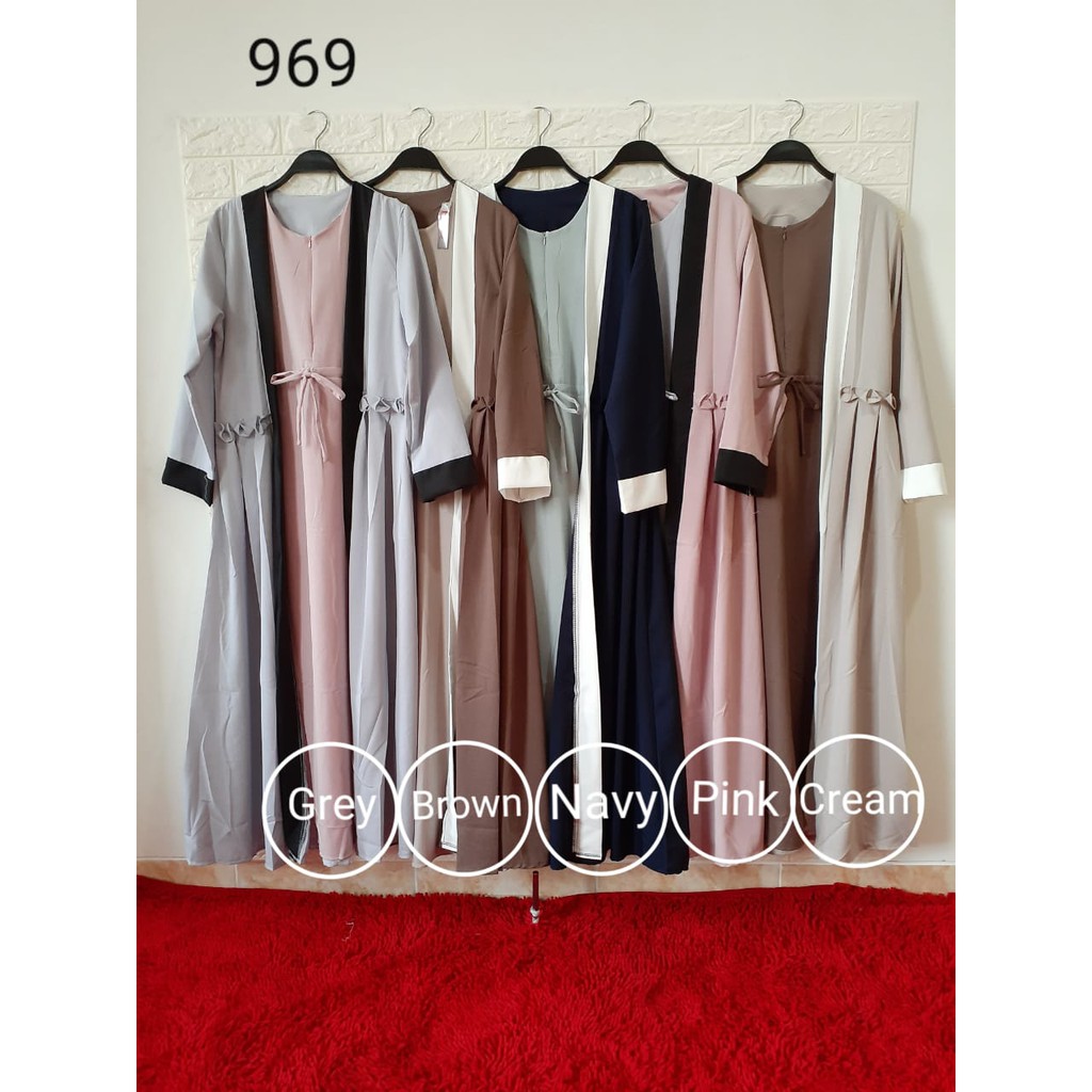 BAJU MUSLIM GAMIS SYARIA 969 MODERN GAMIS MODIS / BAJU MUSLIM TERBARU