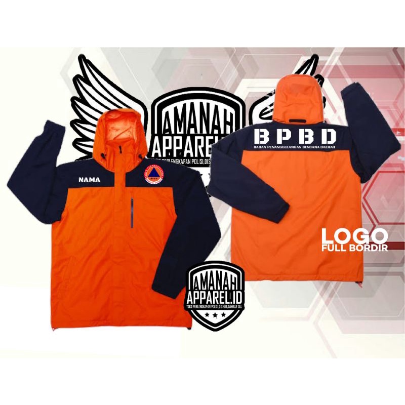 JAKET BPBD WATERPROOF - JAKET BPBD - JAKET CUSTOM DESAIN SENDIRI