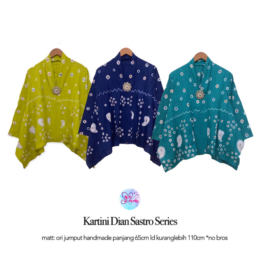 Blus Batik Kartini Jumput Dian Pink