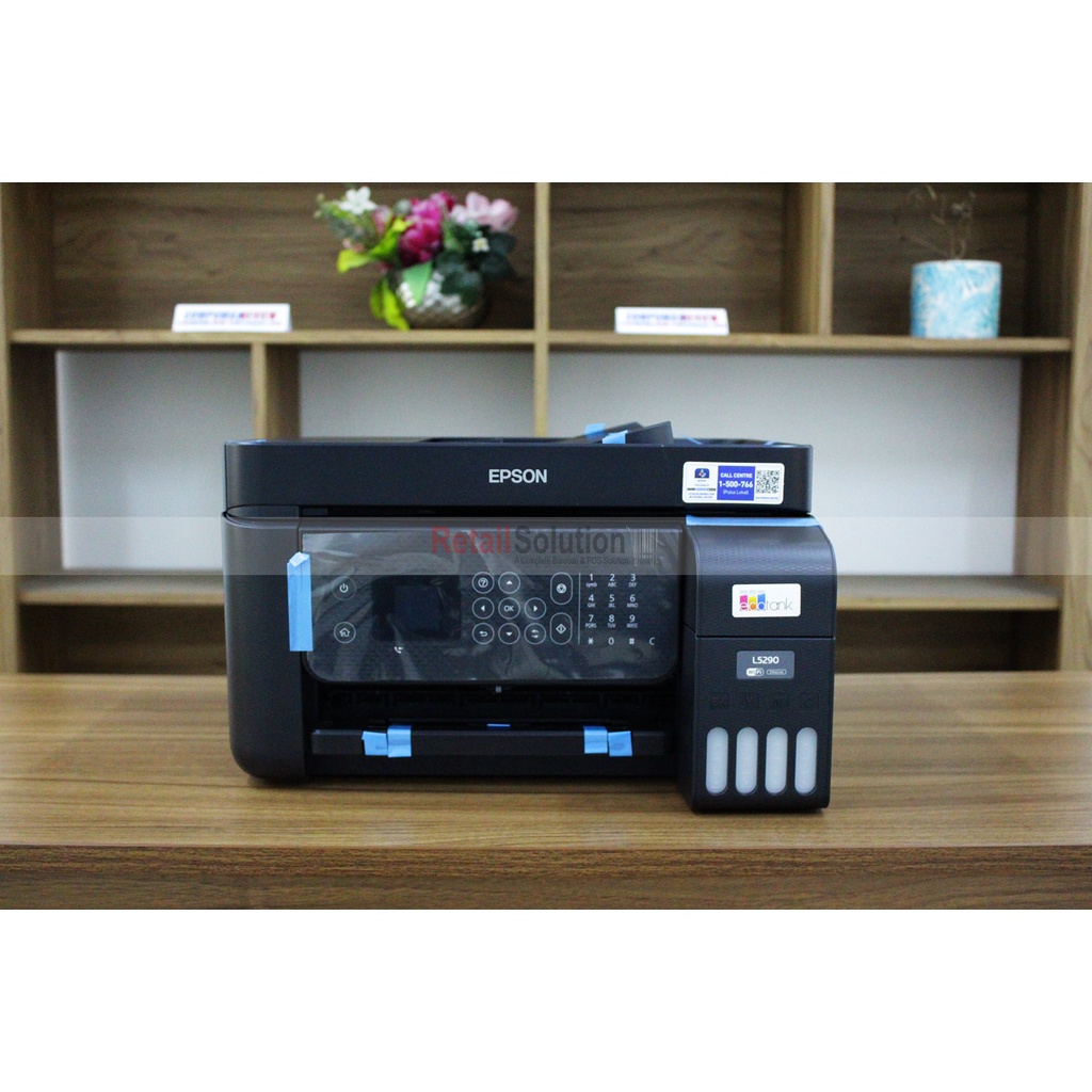 Printer Infus AIO Warna A4 ADF - Epson L5290 Scanner Copy WiFi FAX