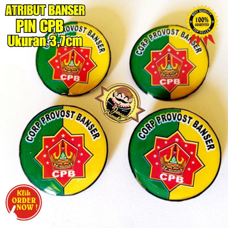 PIN BANSER CPB Corp Provost Banser ukuran 3.8 cm ( NU )