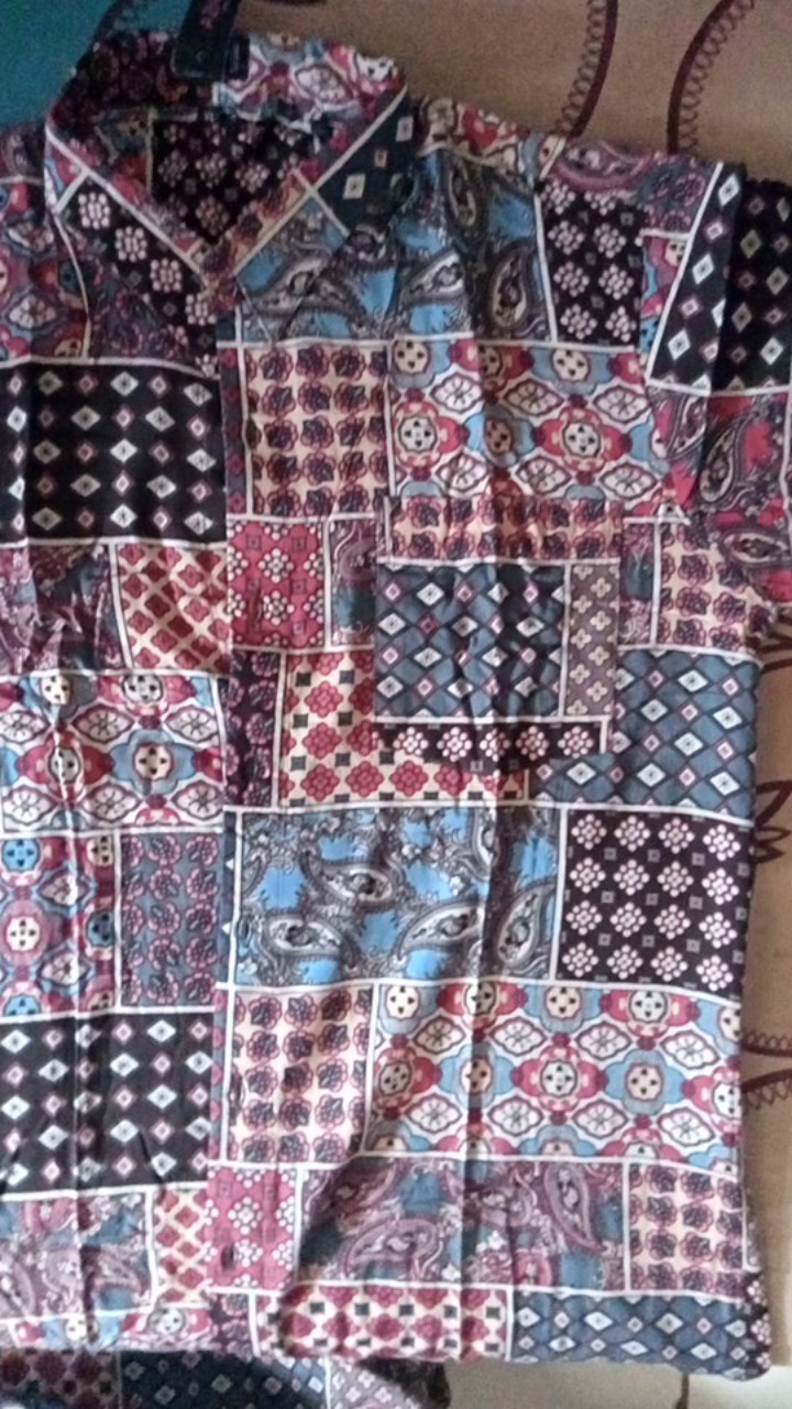 Couple Seri 3 (motif Batik) / Gamis Couple / Gamis Harian / Gamis Lebaran / Gamis Casual