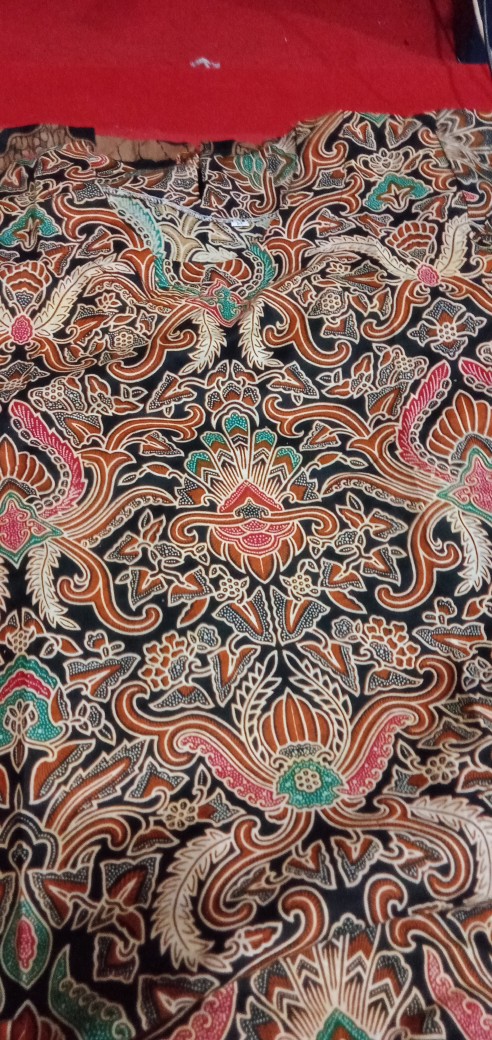 M-l-xl-xxl Batik Tunik Wanita Asj Sa Hrb026 Kenongo Pekalongan Sogan Tulis