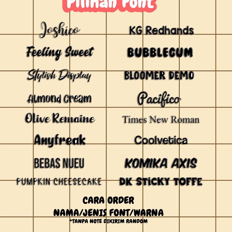 

(CoL☑) ★★ Label Nama Anak untuk Alat Tulis ATK Stiker Buku Stiker Pensil Custom /Produk terjamin