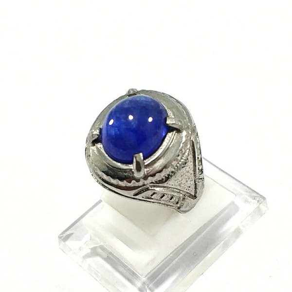 CINCIN BATU PERMATA NATURAL ROYAL BLUE SAFIR MINIMALIS