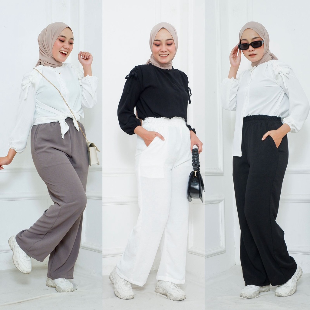 1KG MUAT 4PCS | LOLITA DAILY KULOT SUPER BIG SIZE ANTI BEGAH ANTI KUSUT SUPER FLOWY HITS OOTD ORIGINAL FASHION WANITA TERMURAH