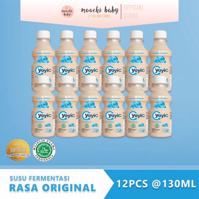 moochi baby YoyiC Minuman Susu Fermentasi 130ml 1 pack (120pcs)