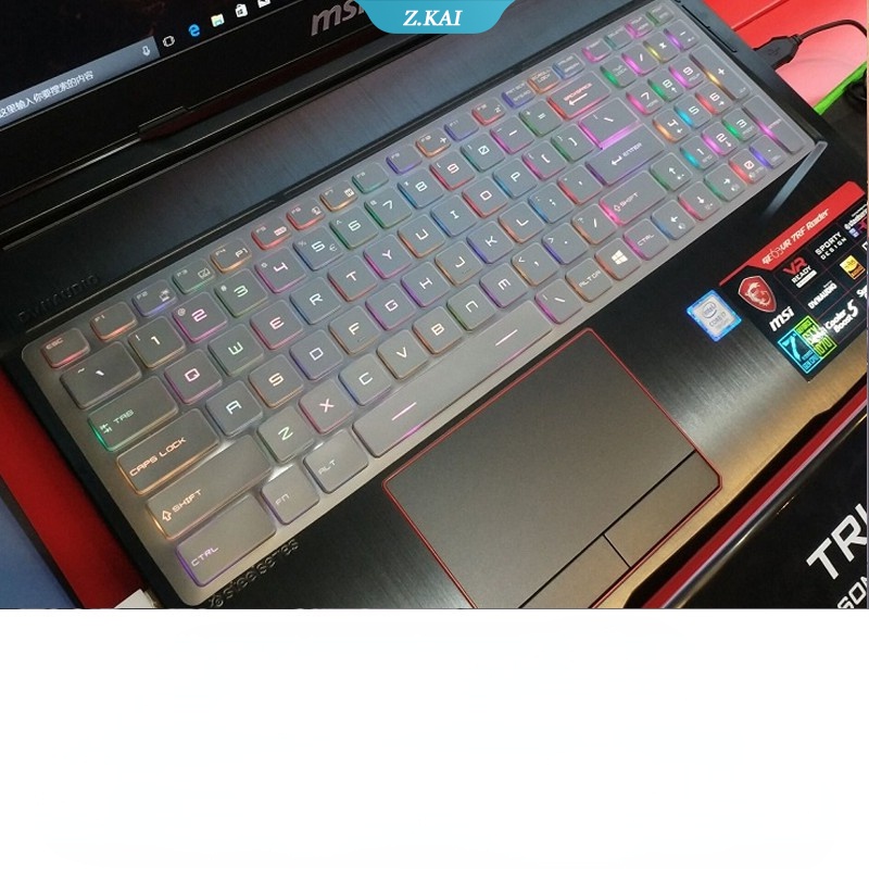 Stiker Skin Cover Pelindung Keyboard Laptop 17.3 &quot;Anti Air Untuk MSI GE75 GS75 P75 GP75 GE65