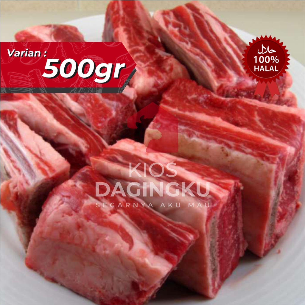 

IGA SUPER / SHORT RIBS / PREMIUM BEEF @500gr
