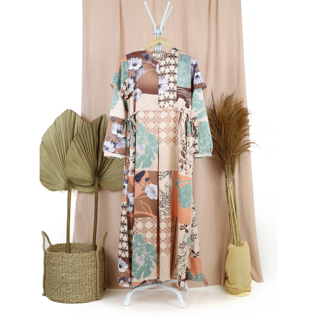 Flowerina Dress / Maxi Dress / Maxmara Dress / Gamis Santai