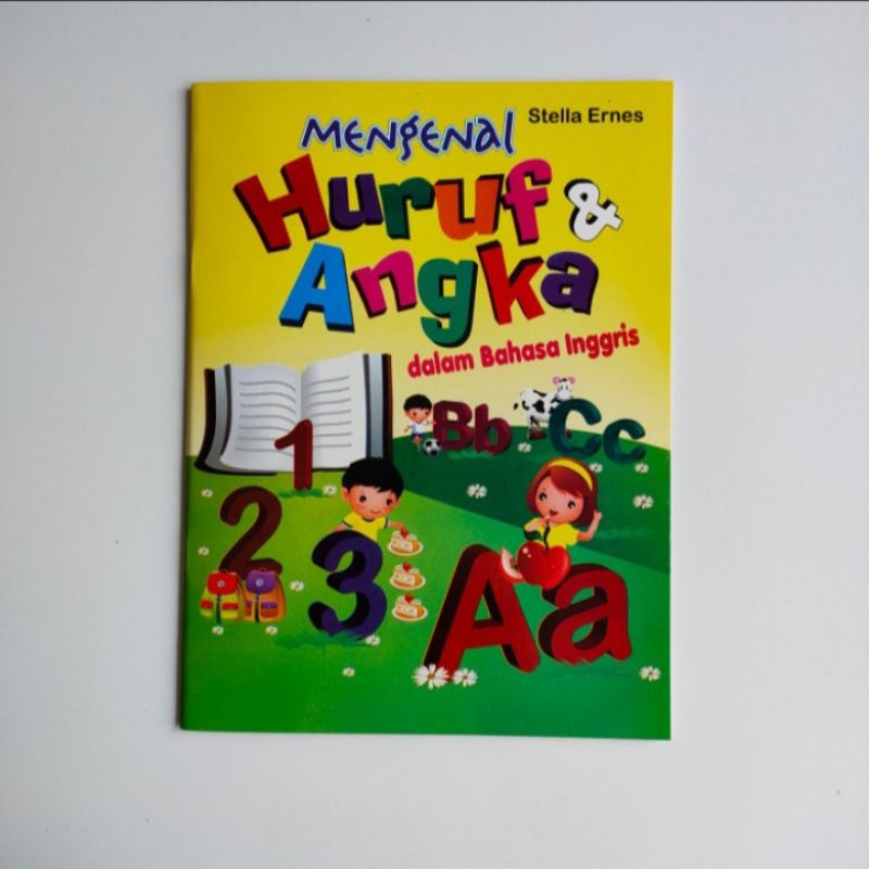 

Buku Anak PAUD, TK Mengenal Huruf dan Angka dalam Bahasa Inggris.