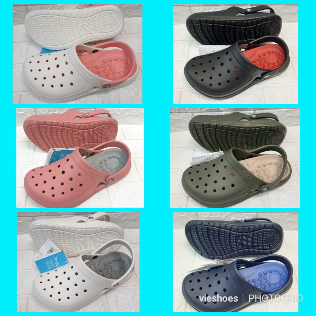 Crocs Reviva Clog Sandal Kasual Pria dan Wanita