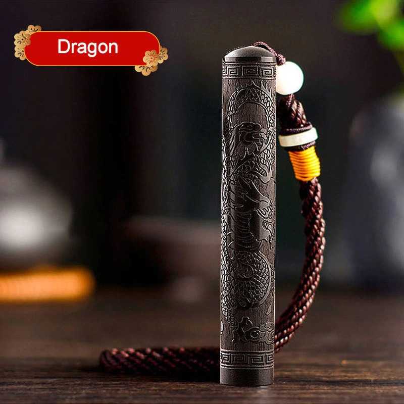 Xianglong Korek Api Elektrik Heating Coil USB Engraving Lighter DY1439-Coklat-Naga