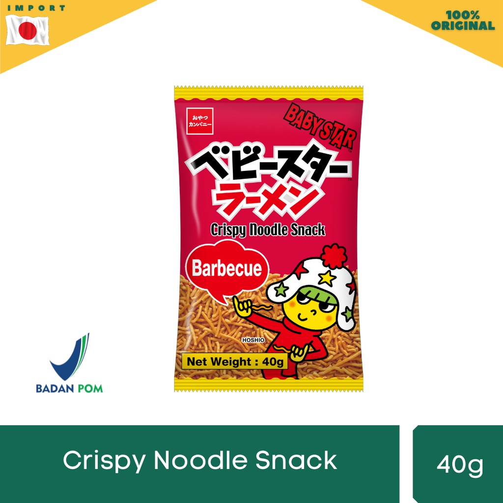 

Oyatsu Baby Star Snack Mie Rasa Barbecue