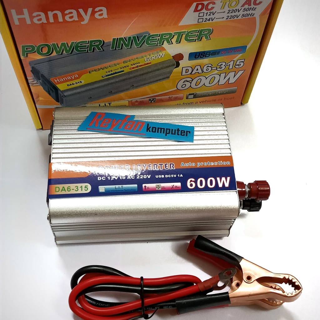 Power Inverter 1000W DC 12V to AC220V / power Inveter 1000W Merubah Listrk Biasa