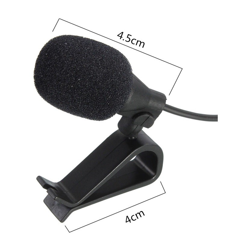 Mini Stereo Microphone 3.5mm - Black