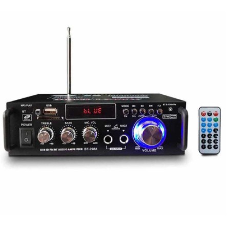 Amplifier Bluetooth Junejour 600W,Karaoke Hometeater FM Radio