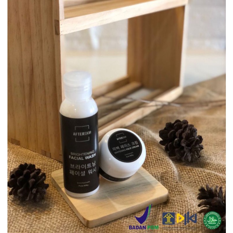 TERMURAH paket cream pemutih wajah my beauty sabun pemutih wajah instan permanen korea afterskin BPO