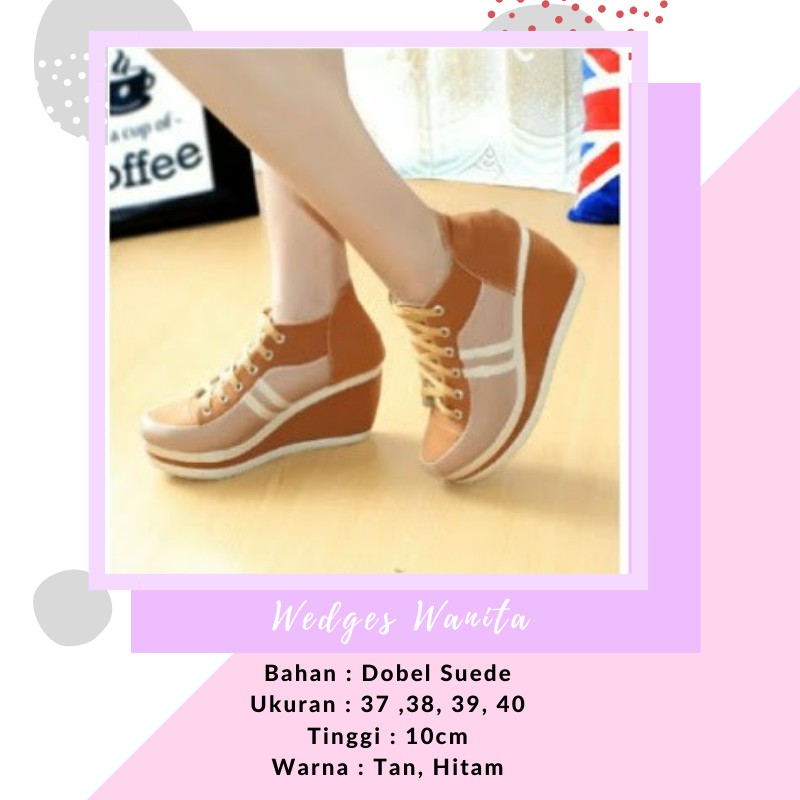 Fsb - Sepatu Basic Wedges Wanita (My 03 - Series)