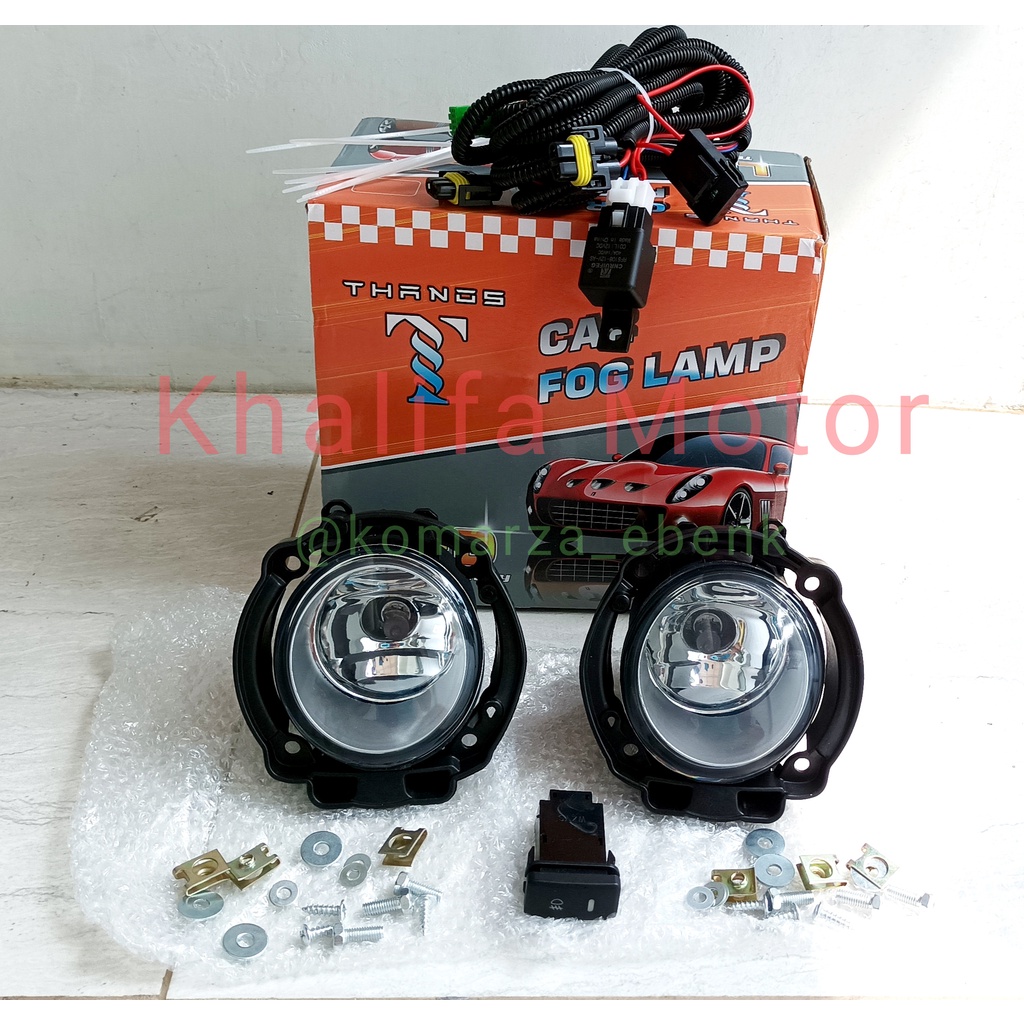 Lampu Kabut Frame Kabel Wiring Foglamp Fog Lamps Mobil Toyota Avanza Xenia Lama Old VVTi 2004 - 2011