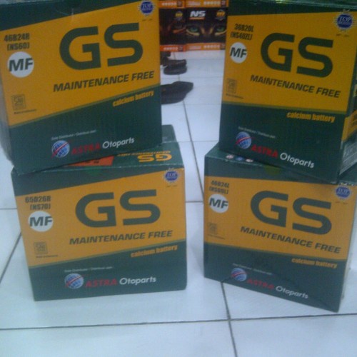 Aki Mobil GS ASTRA Type GS MF 34B19L 34 Ah 12 V GSMF 34B19L " 55625 "