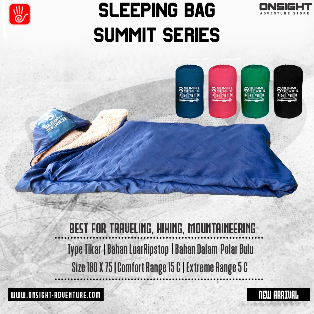 Jual Sleeping Bag Polar Bulu Hangat Summit Series Shopee Indonesia