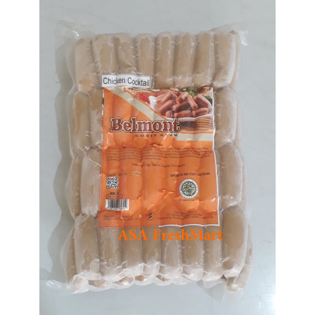 

Belmont Chicken Cocktail Sausage 66 pcs (1kg)