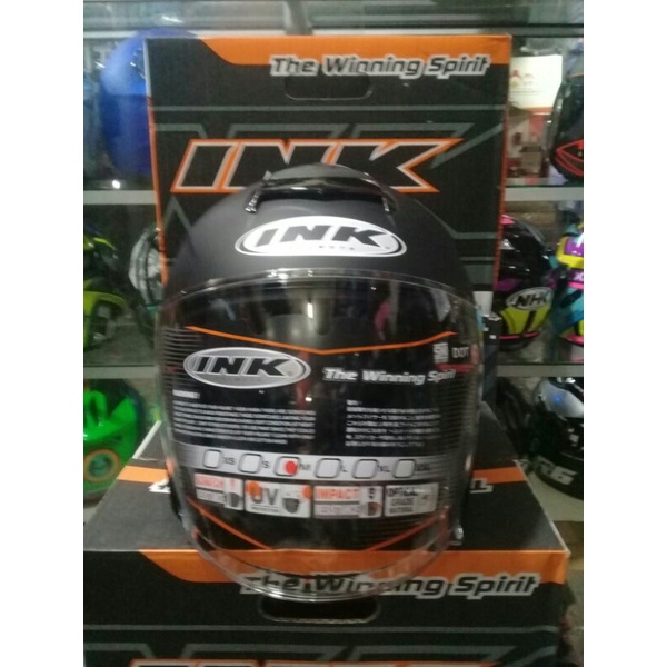 helm INK DYNAMIC HITAM DOF(ORIGINAL)100% baru
