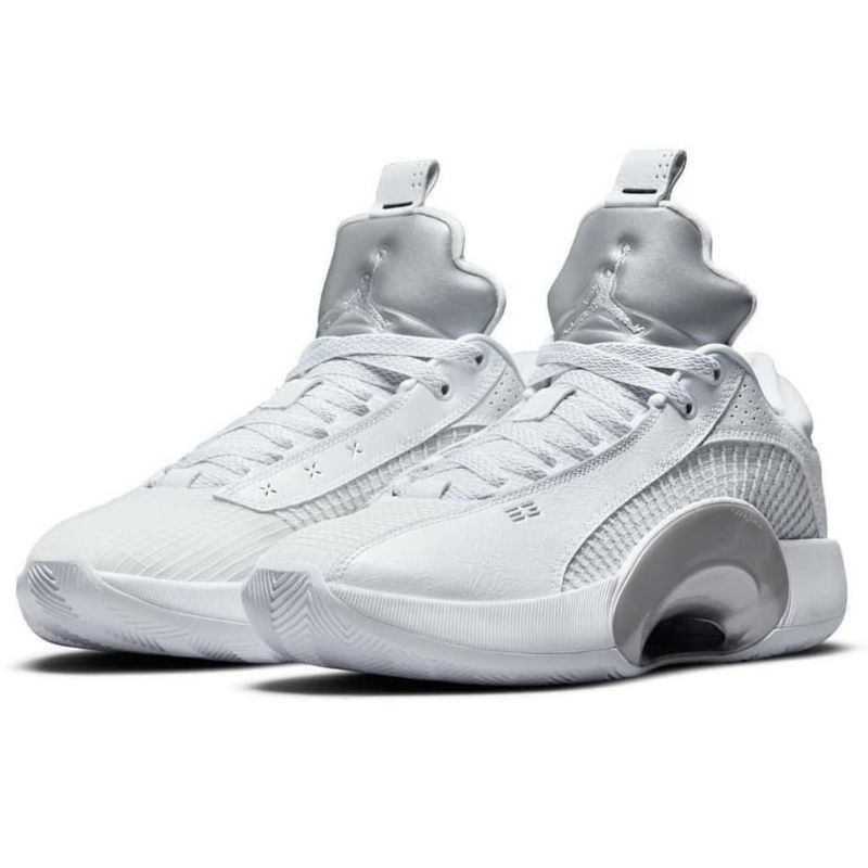 air jordan 35 low metalic white