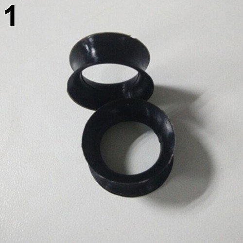 2 Pcs Soft Silicone Ear Flesh Tunnels Plug Stretcher Piercing Gauge Earrings