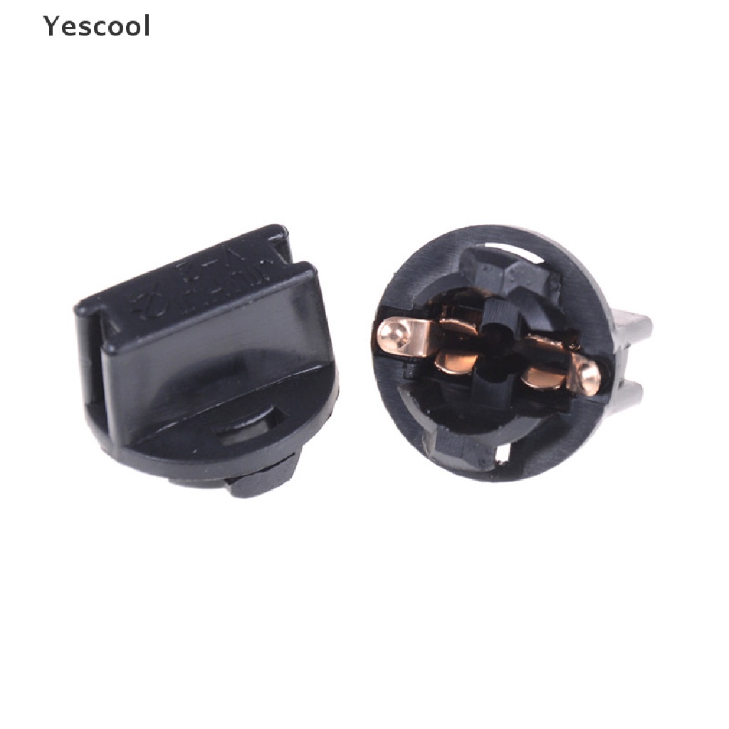 Yescool 10PCS Socket Lampu T10 W5W 168 192 194 Untuk Panel Instrumen Dashboard Mobil