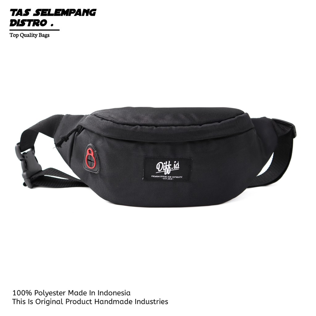 Tas Selempang Pria Waistbag Simple Tas Slempang