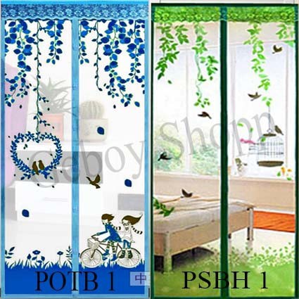 Tirai Nyamuk Magnet Motif PREMIUM