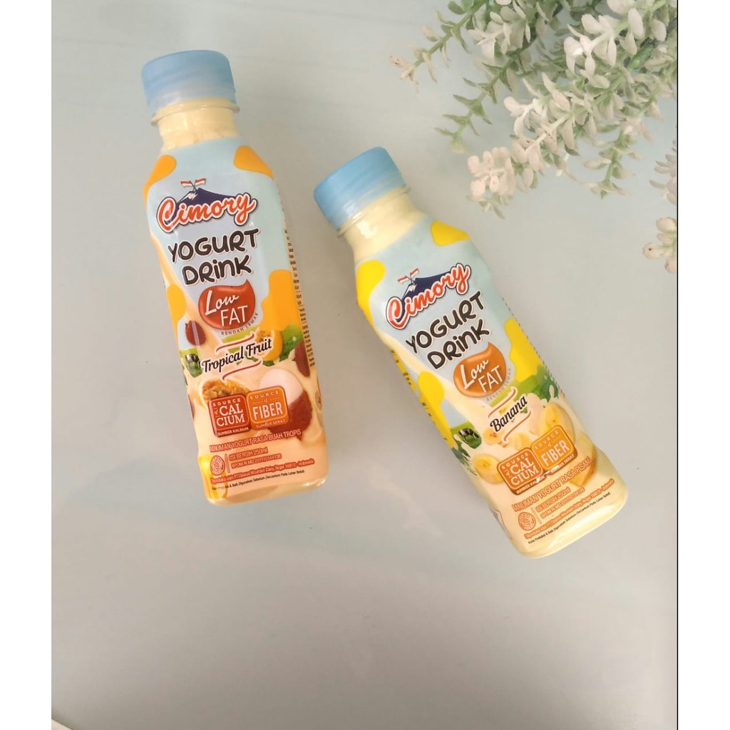 Jual Cimory Yogurt drink Low Fat Botol 240 ml Shopee Indonesia