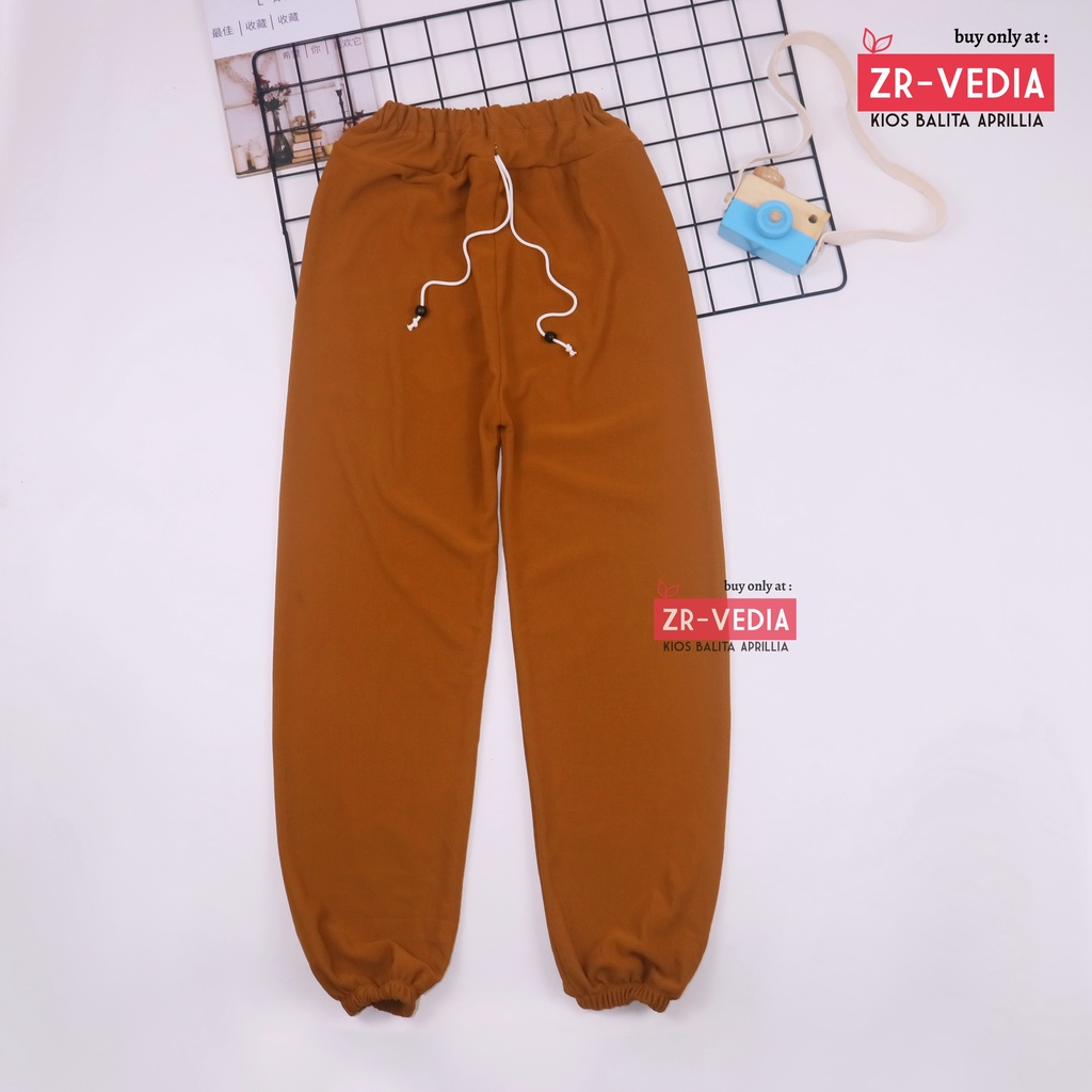 Jogger Molly Uk 10-12 Tahun / Pants Celana Panjang Polos Anak Perempuan Laki Laki Murah Grosir Impor